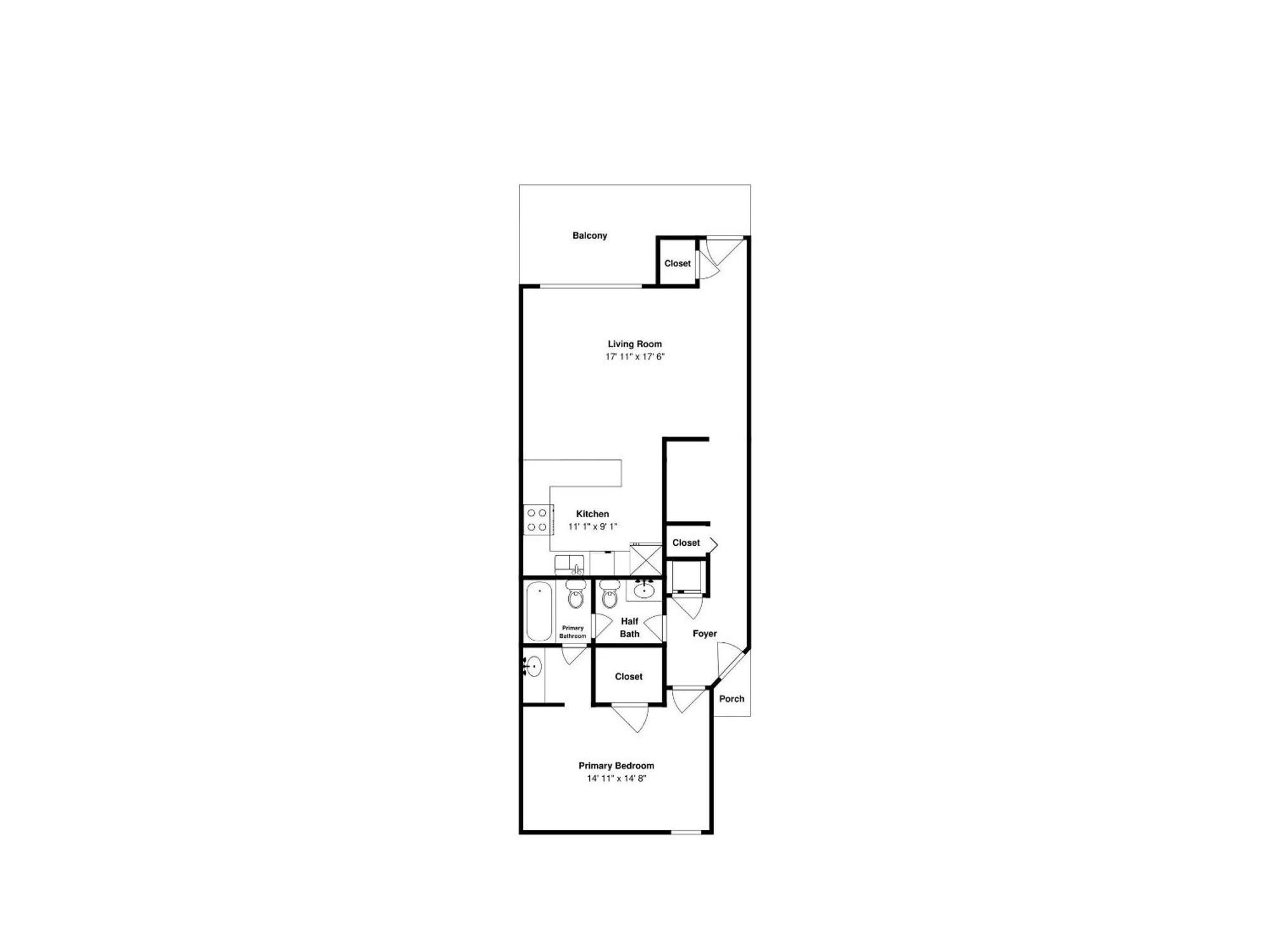 Apartment Horizon South 60-203 *